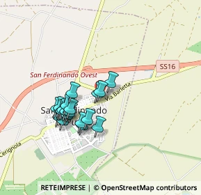 Mappa Via delle Mimose, 76017 San Ferdinando di Puglia BT, Italia (0.808)