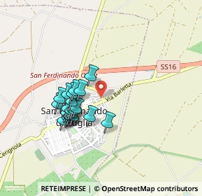 Mappa Via delle Mimose, 76017 San Ferdinando di Puglia BT, Italia (0.791)