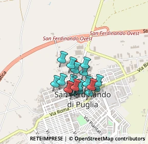 Mappa Via Gaetano Donizetti, 76017 San Ferdinando di Puglia BT, Italia (0.3055)