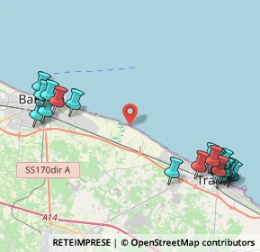 Mappa Viale Castello Svevo, 76125 Trani BT, Italia (6.0065)