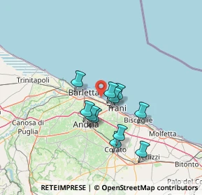 Mappa Viale Castello Svevo, 76125 Trani BT, Italia (11.72091)