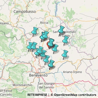 Mappa Via Bellavista, 82029 San Marco dei Cavoti BN, Italia (9.8975)