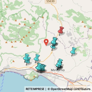 Mappa Via Casarinole, 04020 Spigno Saturnia LT, Italia (4.4525)