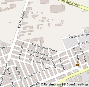 Mappa Via Ruggiero Grieco, 76017 San Ferdinando di Puglia BT, Italia (0.16538)