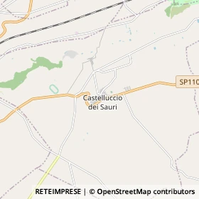 Mappa Castelluccio dei Sauri