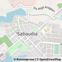 Kaart Sabaudia