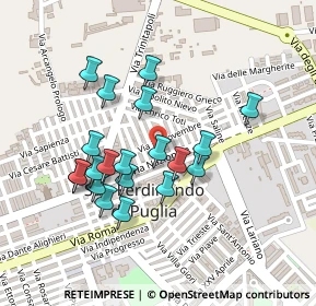 Mappa Via Giuseppe Mazzini, 76017 San Ferdinando di Puglia BT, Italia (0.217)