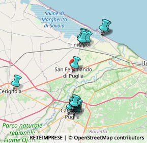 Mappa Via Giuseppe Mazzini, 76017 San Ferdinando di Puglia BT, Italia (8.5195)