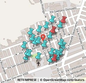 Mappa Via Cristoforo Colombo, 76017 San Ferdinando di Puglia BT, Italia (0.09655)