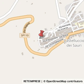Mappa Via Guglielmo Marconi, 52, 71025 Castelluccio dei Sauri, Foggia (Puglia)