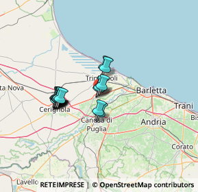 Mappa Via Giovanni Falcone, 76017 San Ferdinando di Puglia BT, Italia (10.96176)