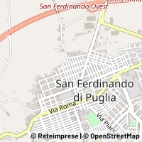 Map San Ferdinando di Puglia