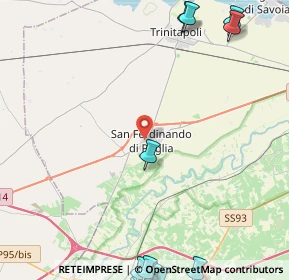 Mappa Via S. Giuseppe, 76017 San Ferdinando di Puglia BT, Italia (8.1075)