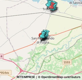 Mappa Via S. Giuseppe, 76017 San Ferdinando di Puglia BT, Italia (3.5755)