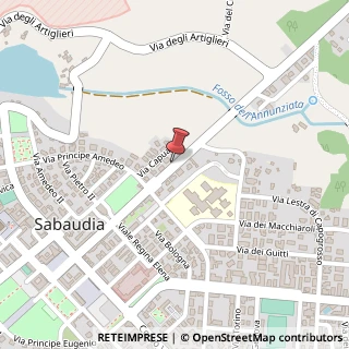 Mappa Via Biancamano, 31/35, 04016 Sabaudia, Latina (Lazio)