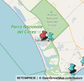 Mappa Corso Vittorio Emanuele II, 04016 Sabaudia LT, Italia (5.43333)