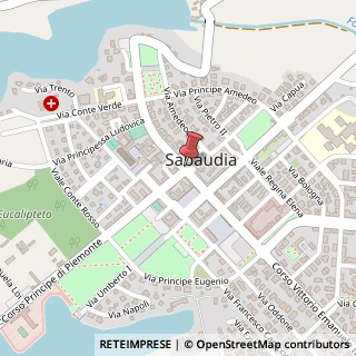 Mappa Corso Vittorio Emanuele III,  36, 04016 Sabaudia, Latina (Lazio)