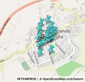 Mappa Via Pietro Maroncelli, 76017 San Ferdinando di Puglia BT, Italia (0.2175)
