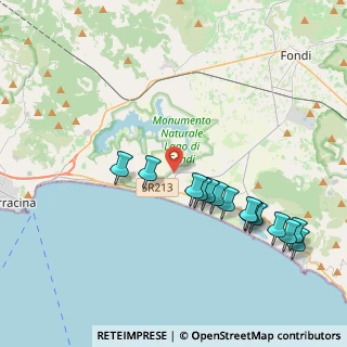 Mappa Via del Canale di Sant'Anastasia, 04022 Fondi LT, Italia (4.44071)