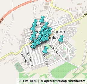 Mappa Via Isonzo, 76017 San Ferdinando di Puglia BT, Italia (0.2175)