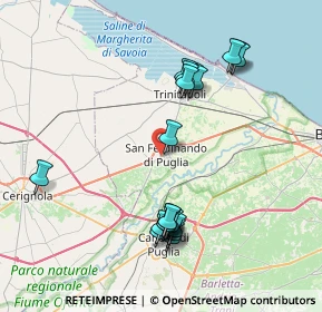 Mappa Via S. Cassano, 76017 San Ferdinando di Puglia BT, Italia (8.5395)