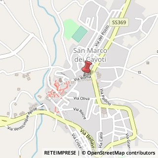Mappa Via Roma, 22, 82029 San Marco dei Cavoti, Benevento (Campania)