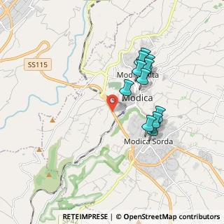 Mappa SS115 km 335.800 dir. Nord-Ovest, 97015 Modica RG, Italia (1.80818)