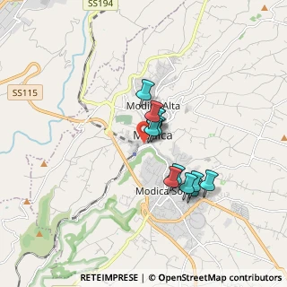 Mappa Via San Vincenzo, 97015 Modica RG, Italia (1.41667)