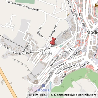 Mappa Via Dente, 96, 97015 Modica, Ragusa (Sicilia)