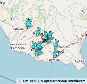 Mappa Vico de Naro, 97015 Modica RG, Italia (8.68875)