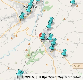 Mappa Via Dente Crocicchia, 97015 Modica RG, Italia (5.43571)