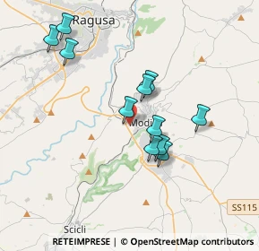 Mappa Via Dente Crocicchia, 97015 Modica RG, Italia (3.71182)