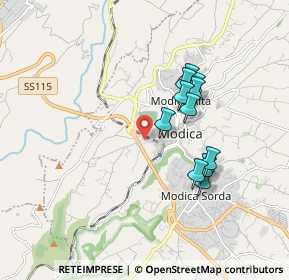 Mappa Via Dente Crocicchia, 97015 Modica RG, Italia (1.72091)