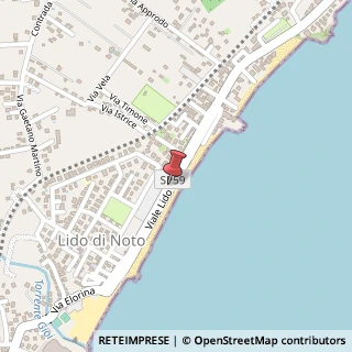 Mappa Viale Lido, 96017 Lido di Noto SR, Italia, 96017 Noto, Siracusa (Sicilia)