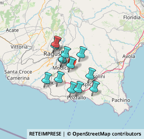 Mappa Via Pietre Nere Cava ispica, 97015 Modica RG, Italia (10.18923)