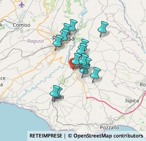 Mappa Contrada Gisirella, 97015 Modica RG, Italia (5.59929)