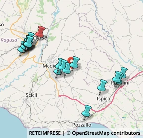 Mappa Via Pietre Nere Cava ispica, 97015 Modica RG, Italia (9.772)