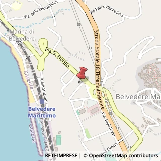 Mappa Via Borgone, 63, 87021 Belvedere Marittimo, Cosenza (Calabria)