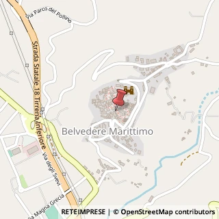 Mappa Via Fiorello Dino, 22, 87021 Belvedere Marittimo, Cosenza (Calabria)