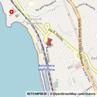 Mappa Viale Stazione, 36, 87021 Belvedere Marittimo, Cosenza (Calabria)