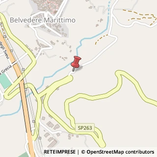 Mappa Contrada Olivella, 1, 87021 Belvedere Marittimo, Cosenza (Calabria)