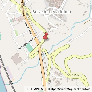 Mappa Via Sant' Antonio Abate, 87021 Belvedere marittimo CS, Italia, 87021 Belvedere Marittimo, Cosenza (Calabria)