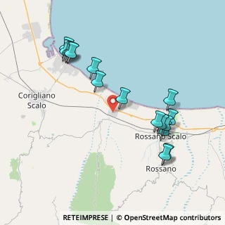 Mappa Zona Industriale Sant'Irene, 87060 Rossano CS, Italia (4.62)