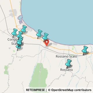 Mappa Zona Industriale Sant'Irene, 87060 Rossano CS, Italia (5.55923)
