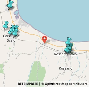 Mappa Zona Industriale Sant'Irene, 87067 Rossano CS, Italia (6.29)