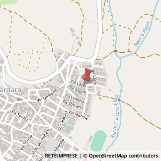Mappa Via Lazio, 18, 09030 Monastir, Medio Campidano (Sardegna)