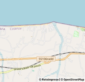 Mappa Contrada Seggio, 87067 Rossano CS, Italia (1.06923)