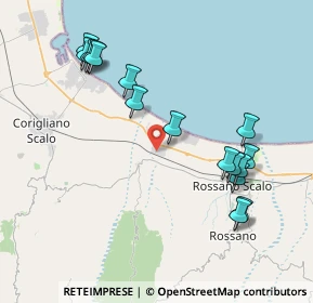 Mappa Zona Industriale S. Irene, 87067 Rossano CS, Italia (4.65313)