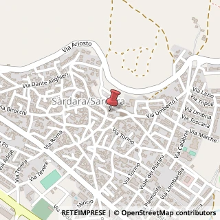Mappa Piazza liberta', 09030 Sardara, Medio Campidano (Sardegna)
