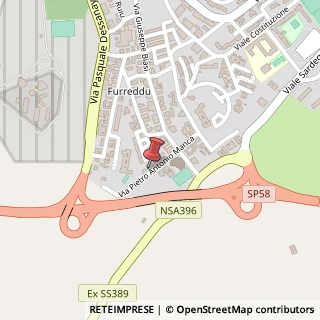 Mappa Via Pietro Antonio Manca, 34, 08100 Nuoro, Nuoro (Sardegna)